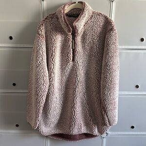 Mauve Sherpa Pullover